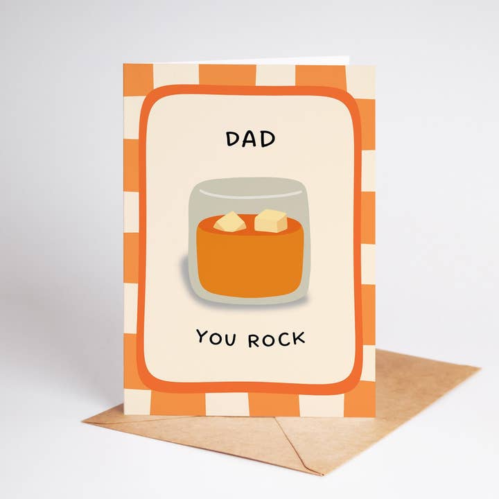 PulpKo - Wholesale Father's Day Card - Dad, You Rock1
