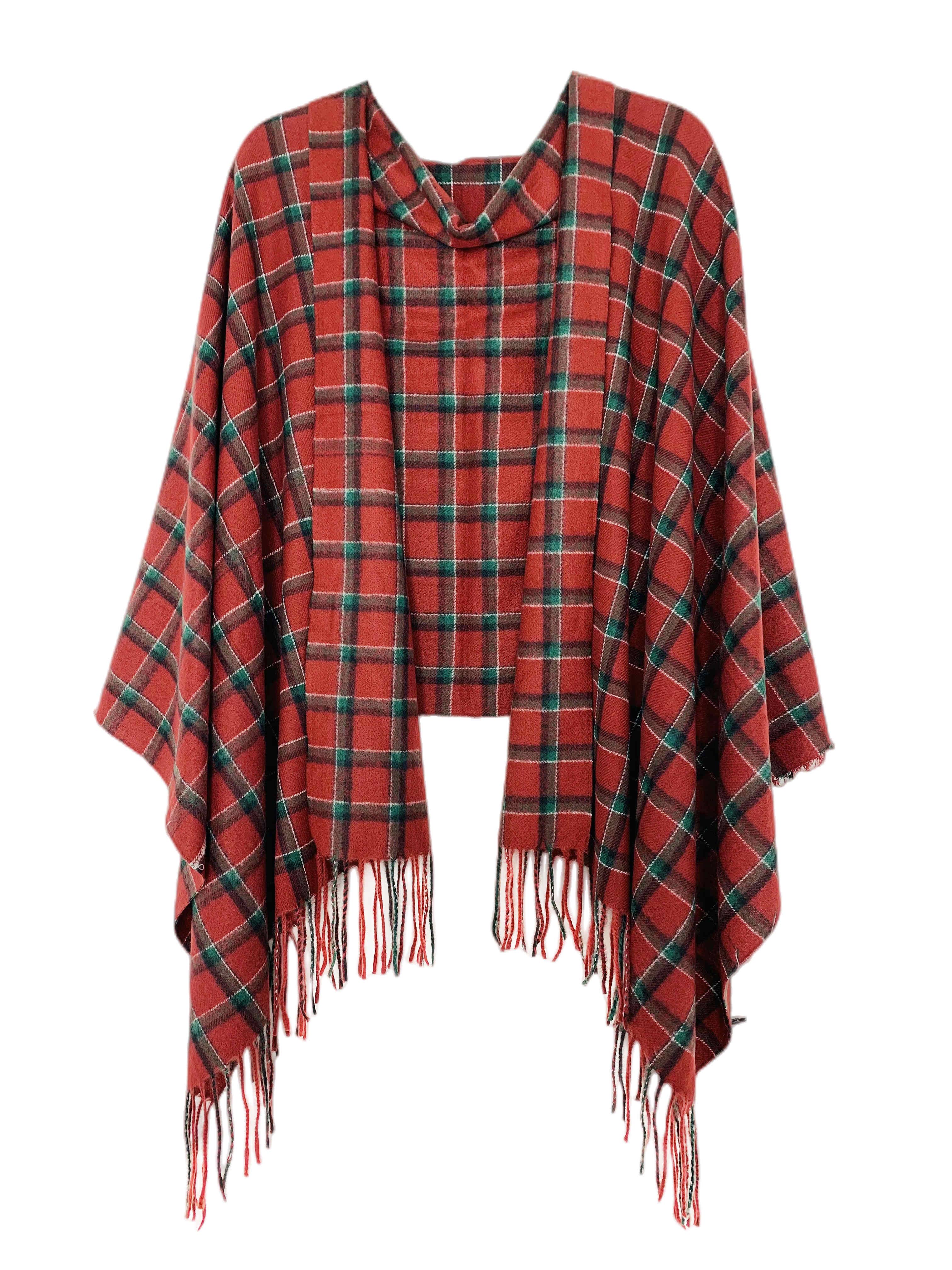 JC Sunny Fashion - Wholesale Wrap - Women's - 6 Colors--Softer Than Cashmere Plaid Blanket Wrap