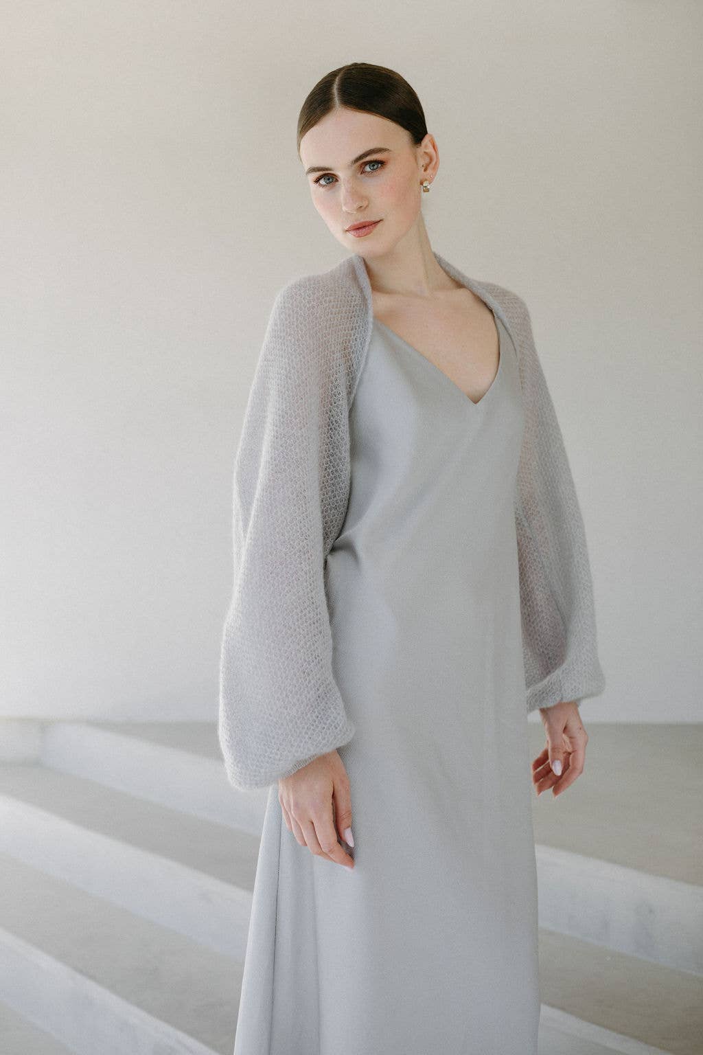 WOOL HOUSE – wholesale Wrap – Women's – Bridal Cover up Bolero Shawl / ELIZABETH17