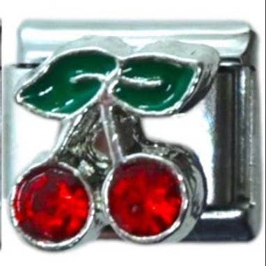 Cherry Italian Charm for wholesale by cutandcropped