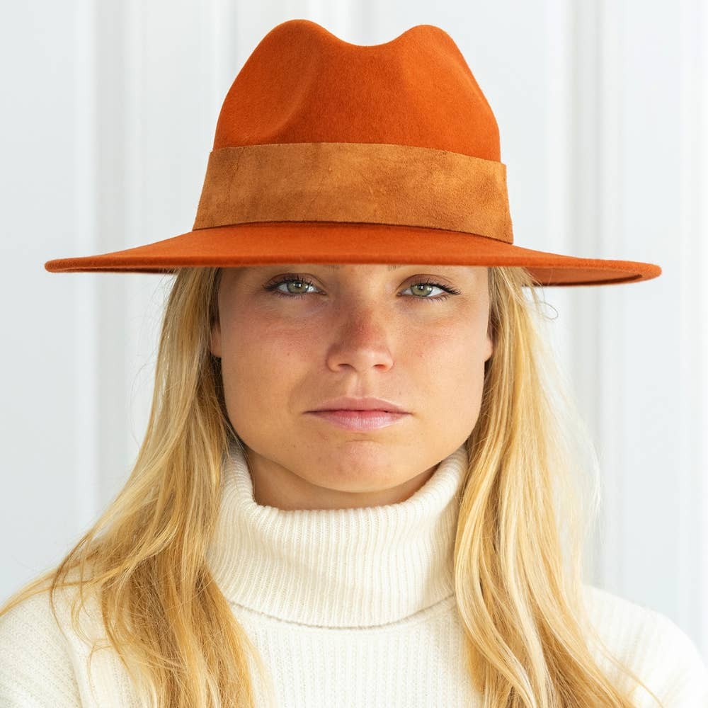 TRAVAUX EN COURS... - Wholesale Fedora - Unisex - WIDE BRIM HAT - leather braid43