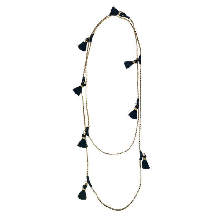 Ananya Tassel Necklace for wholesale by SLATE + SALT