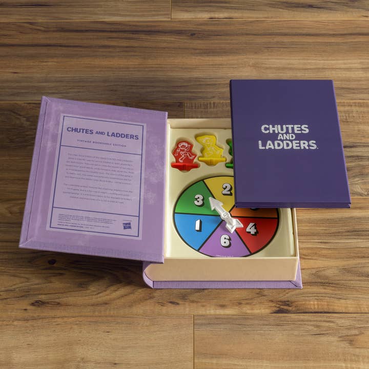 WS Game Company - Wholesale Board Game - Chutes and Ladders Vintage Bookshelf Edition
