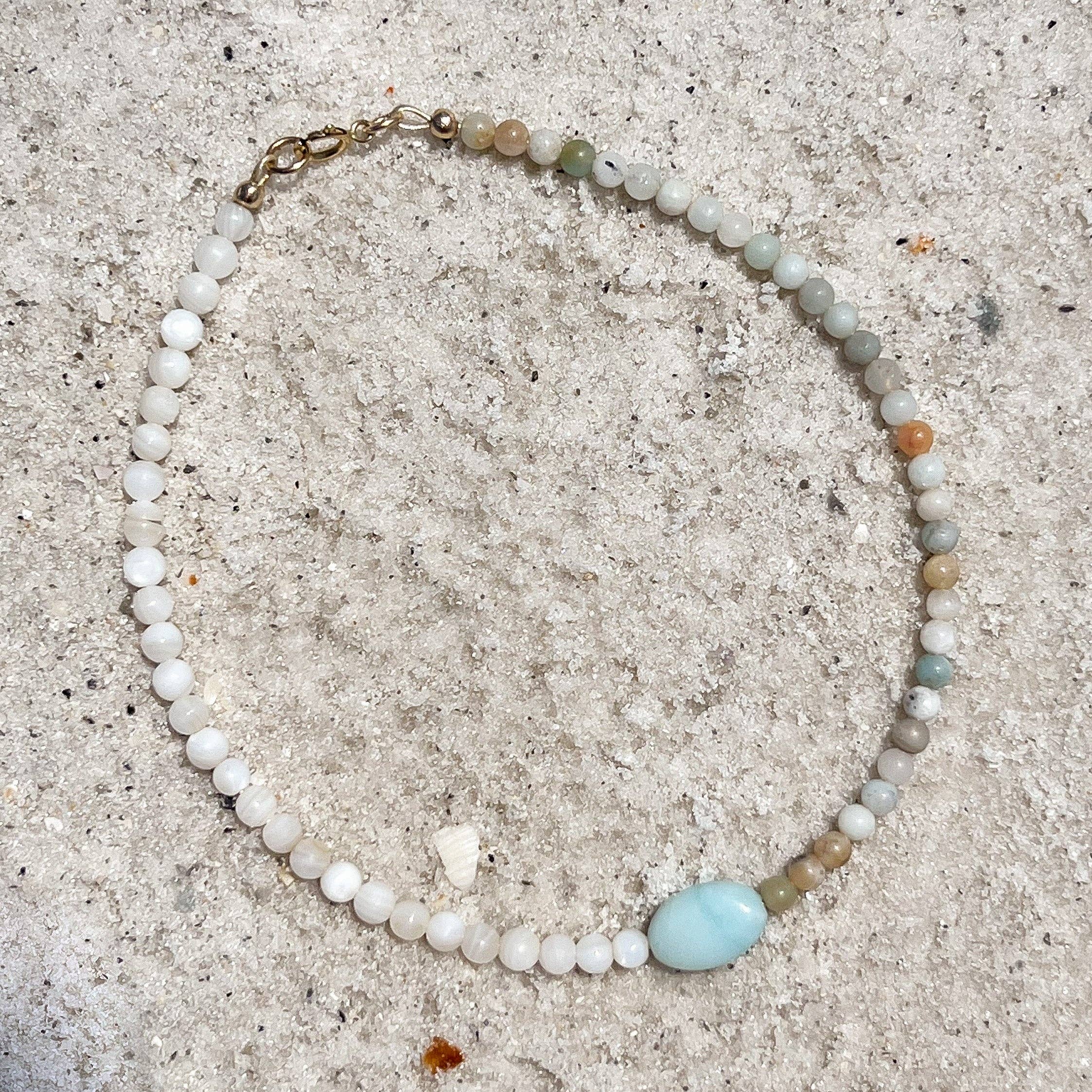 Essenshell - Wholesale Anklet - Beach House Mother of Pearl Anklet1