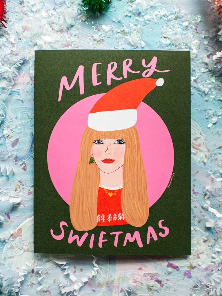 Merry Swiftmas Christmas Card for wholesale by Bouquet of Joy