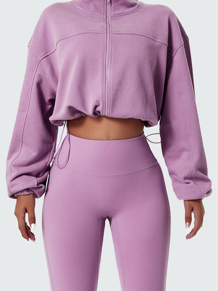 Full-Zip Cropped Sweatshirt Relaxed Fit and other Purchase Wholesale cropped crewneck sweatshirt. Free Returns & Net 60 Terms on Faire trending on Faire.