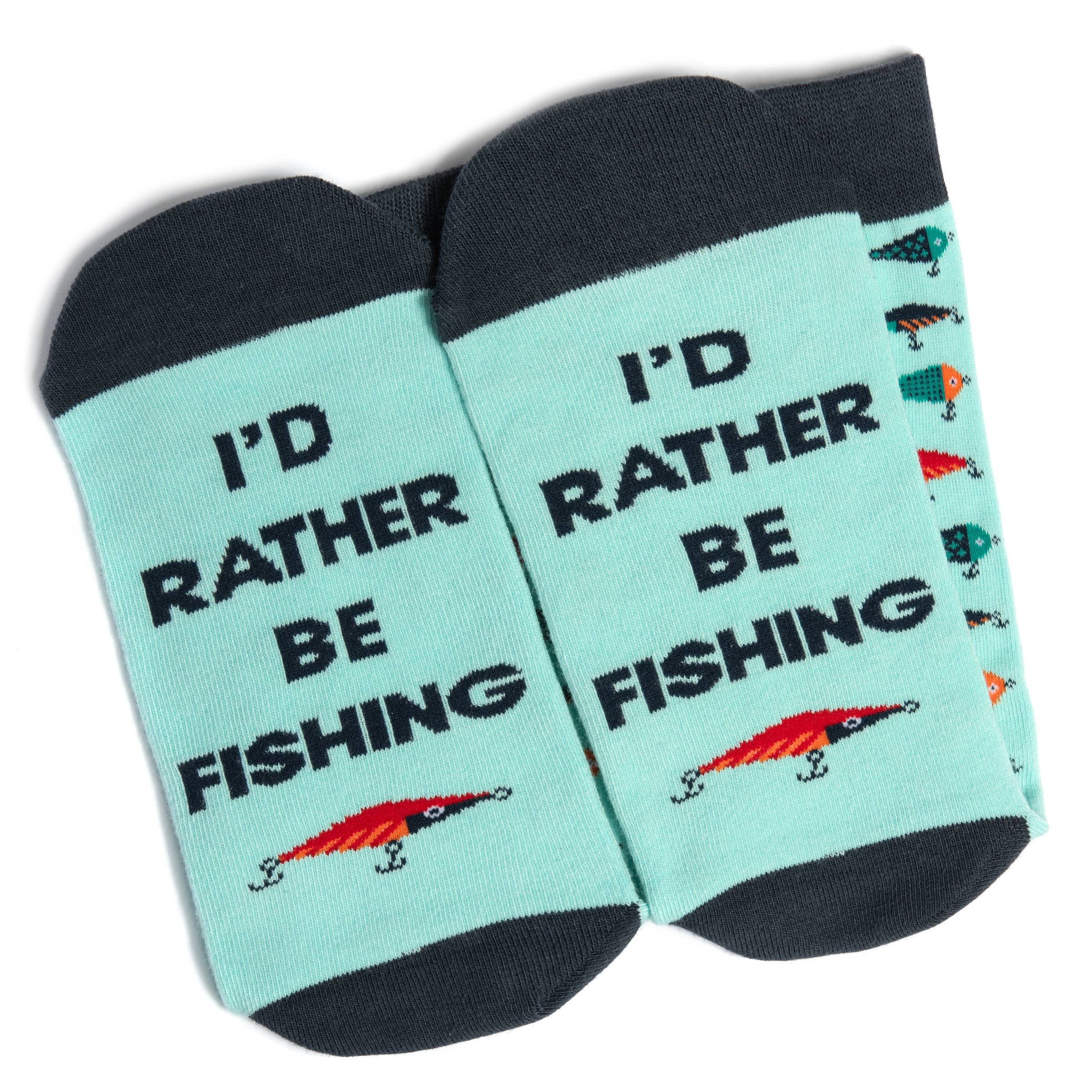 Lavley - Wholesale Socks - Unisex - I'd Rather Be Fishing Socks4