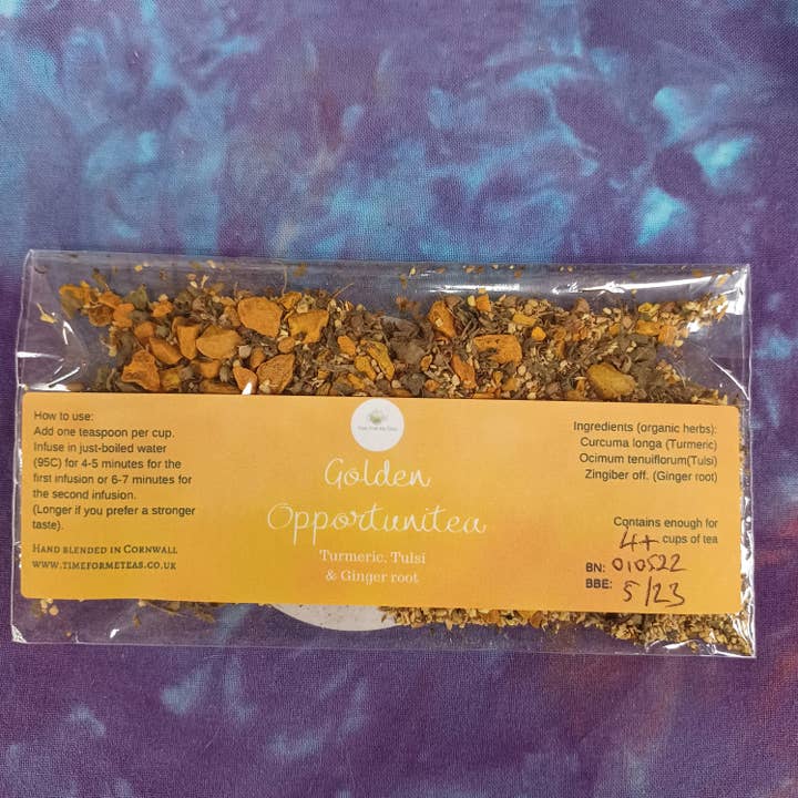 Golden Opportunitea Tea Taster - Organic Loose Leaf Herbs for wholesale by Time For Me Teas