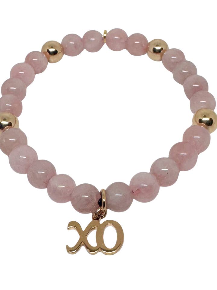 The Self-Love Bracelet - with 14k Gold Balls & XO Charm for wholesale by XO Maria Louise