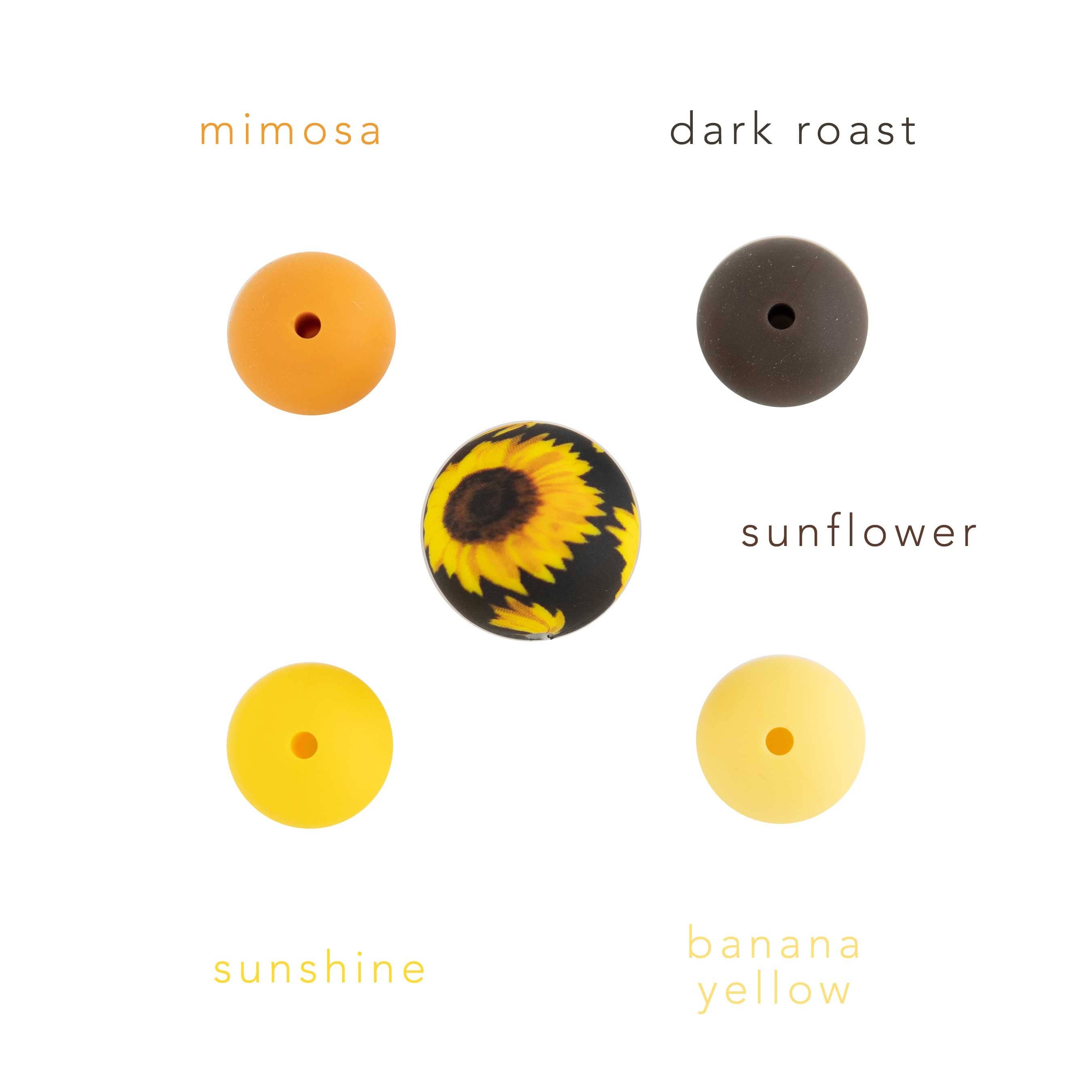 Cara & Co Silicone Craft Supply - Wholesale Craft Supplies - Standard Silicone Print Beads95