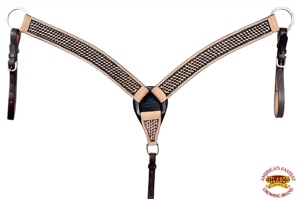 HILASON - Wholesale Horseback Riding Gear - HILASON Western Horse Headstall Breast Collar Set Tack Genuine American Leather | For Horses Headstalls96