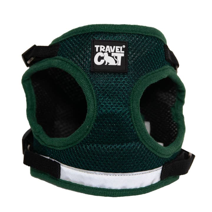 Travel Cat | Your Cat Backpack - Wholesale Pet Harness - Cat - "The Emerald Explorer" Green Cat Harness & Leash Set