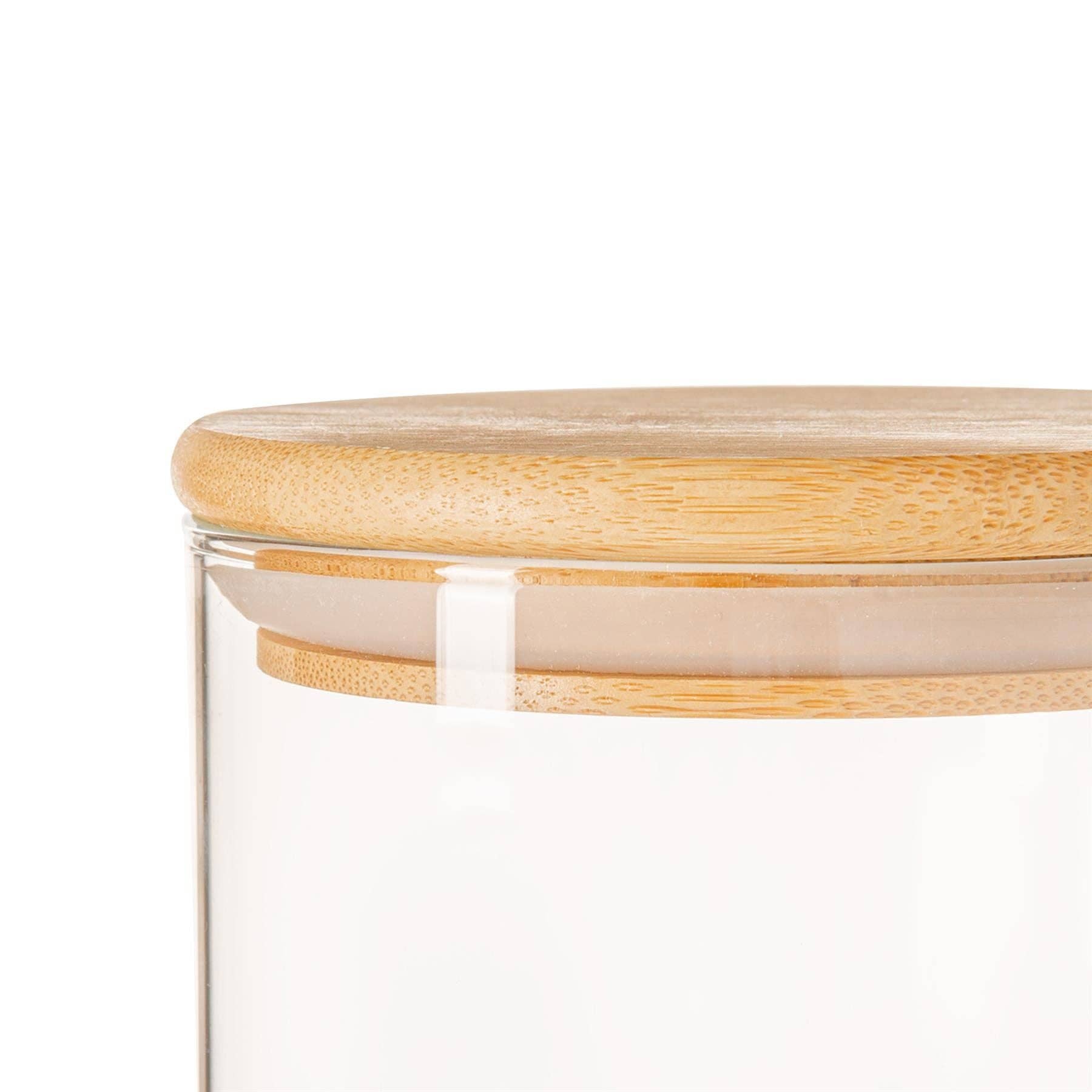 Rinkit Pty Ltd - Wholesale Jar - Scandi Glass Storage Jar with Wooden Lid - 750ml6
