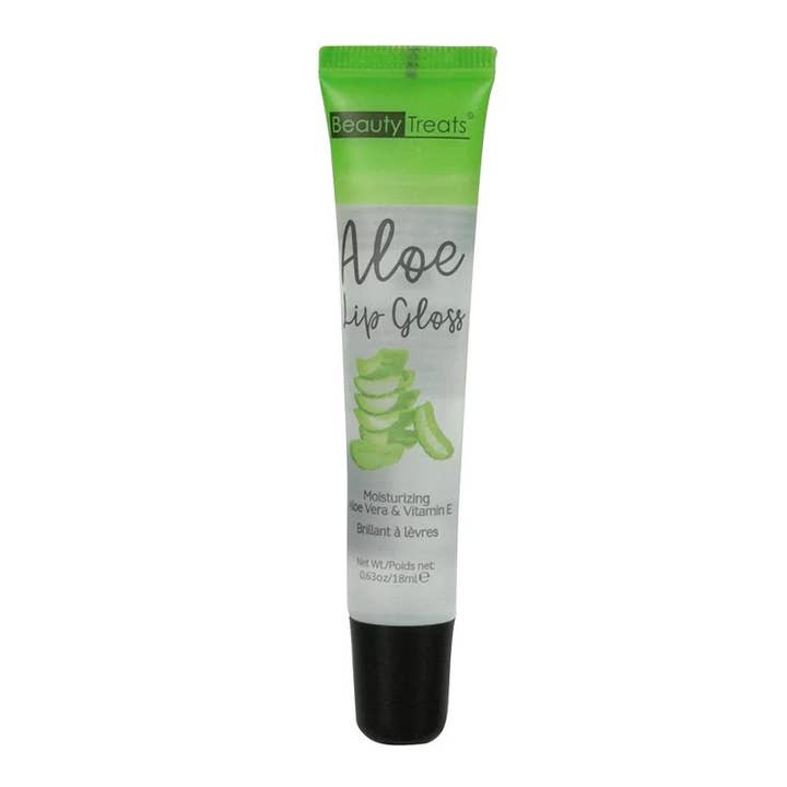 PINEAPPLE Beauty - Wholesale Lip Gloss - Beauty Treats 519C Aloe Clear Lip Gloss - 24pc