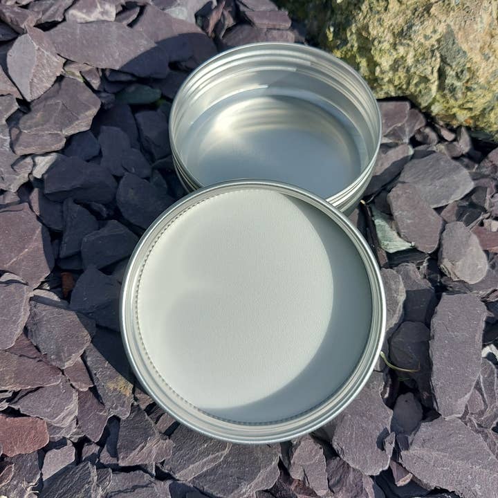 Round Travel Soap Tin - Large for wholesale by SkincareBOOtique