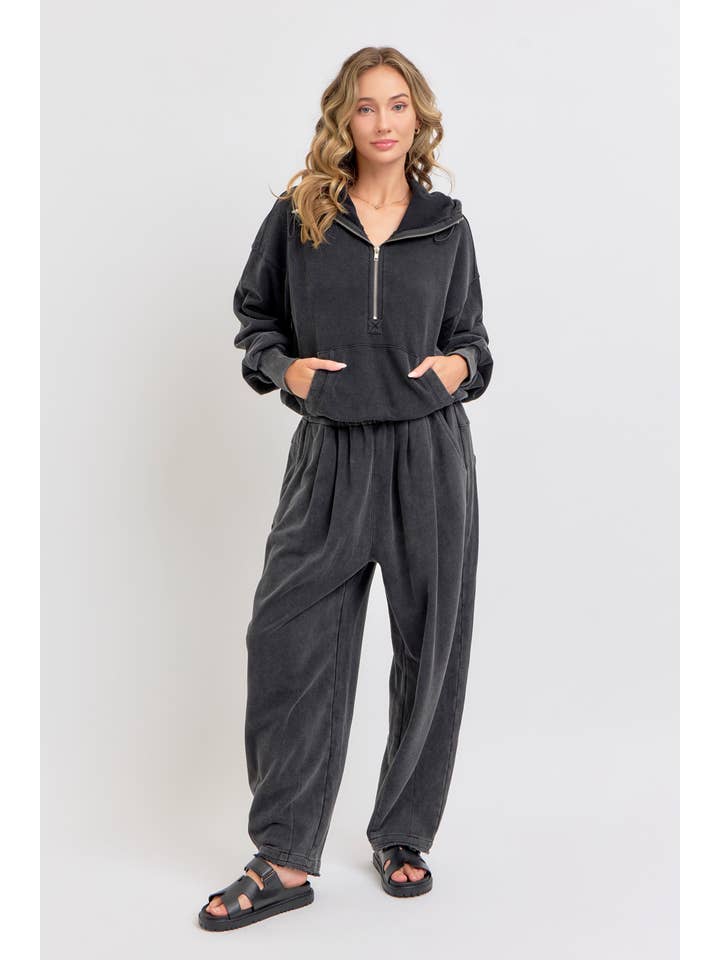 Sweet Lovely by Jen – wholesale Lounge Sweatpants/jogging bottoms – Women's – MINERAL WASHED SWEATPANTS IN FRENCH TERRY 21