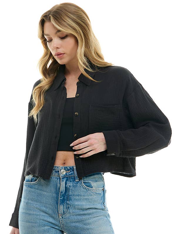 CHEMISE COURTE BOUTONNÉE pour la vente par ACOA COLLECTION