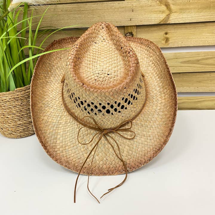 SWEET MAGIC MODA Y COMPLEMENTOS - Wholesale Straw hat – women's - COWBOY HAT1
