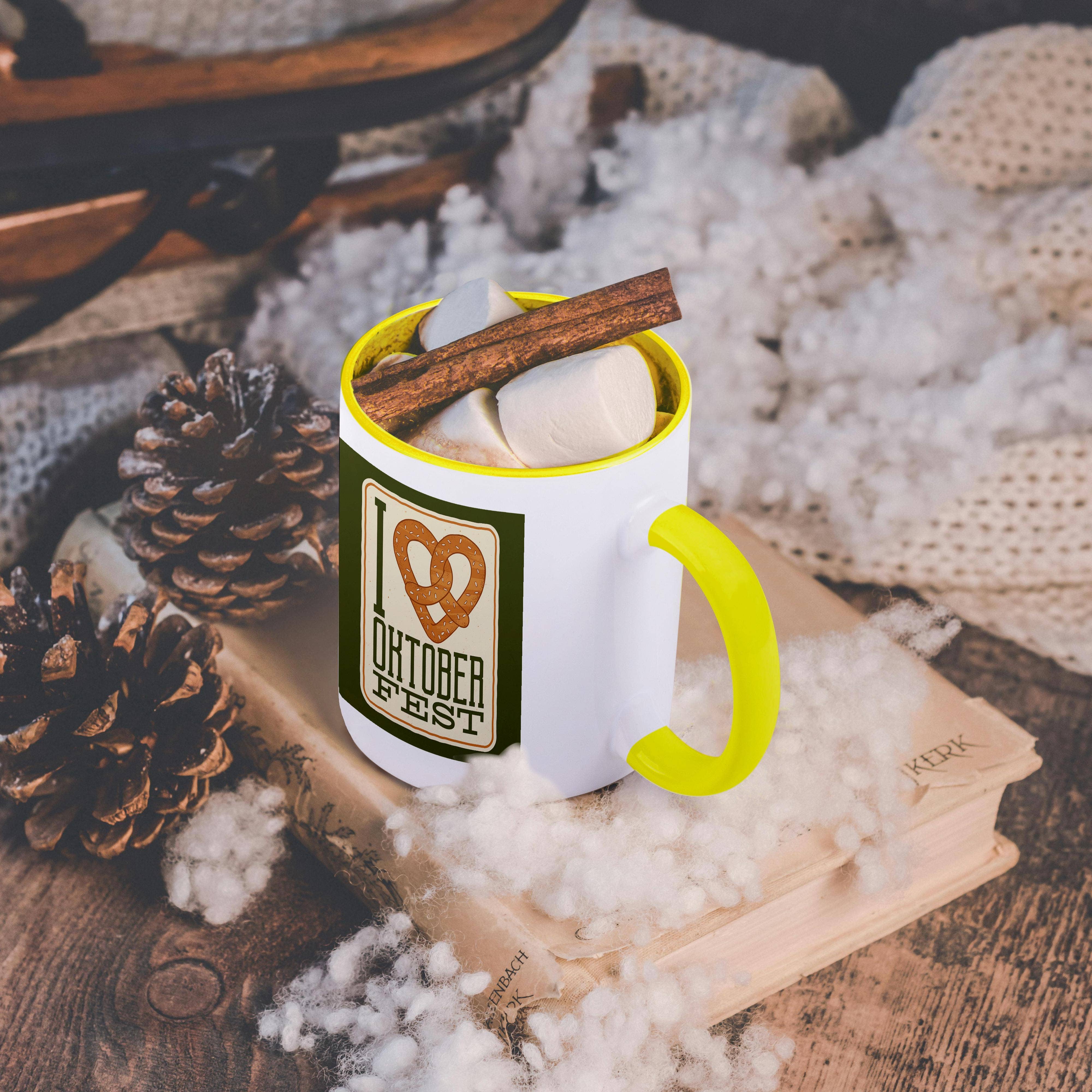 3dRose - Wholesale Coffee Mug - 3dRose, I love Oktoberfest Pretzel, Mug5