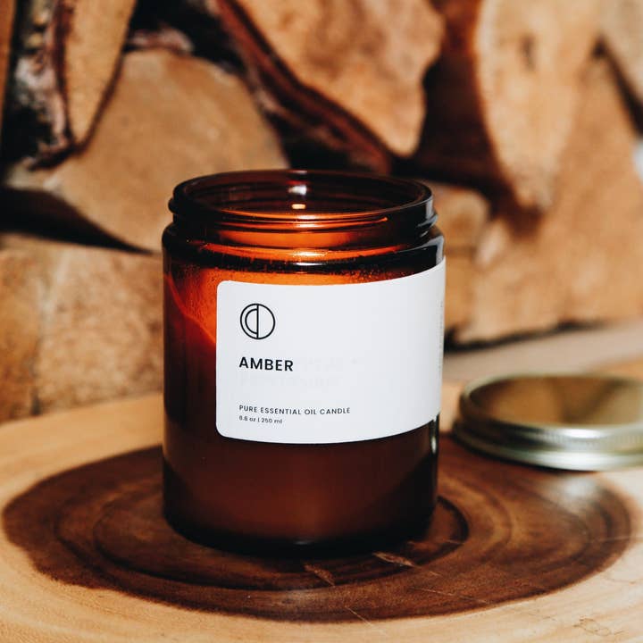OCTŌ - Wholesale Jar/Filled Candle - Amber candle4