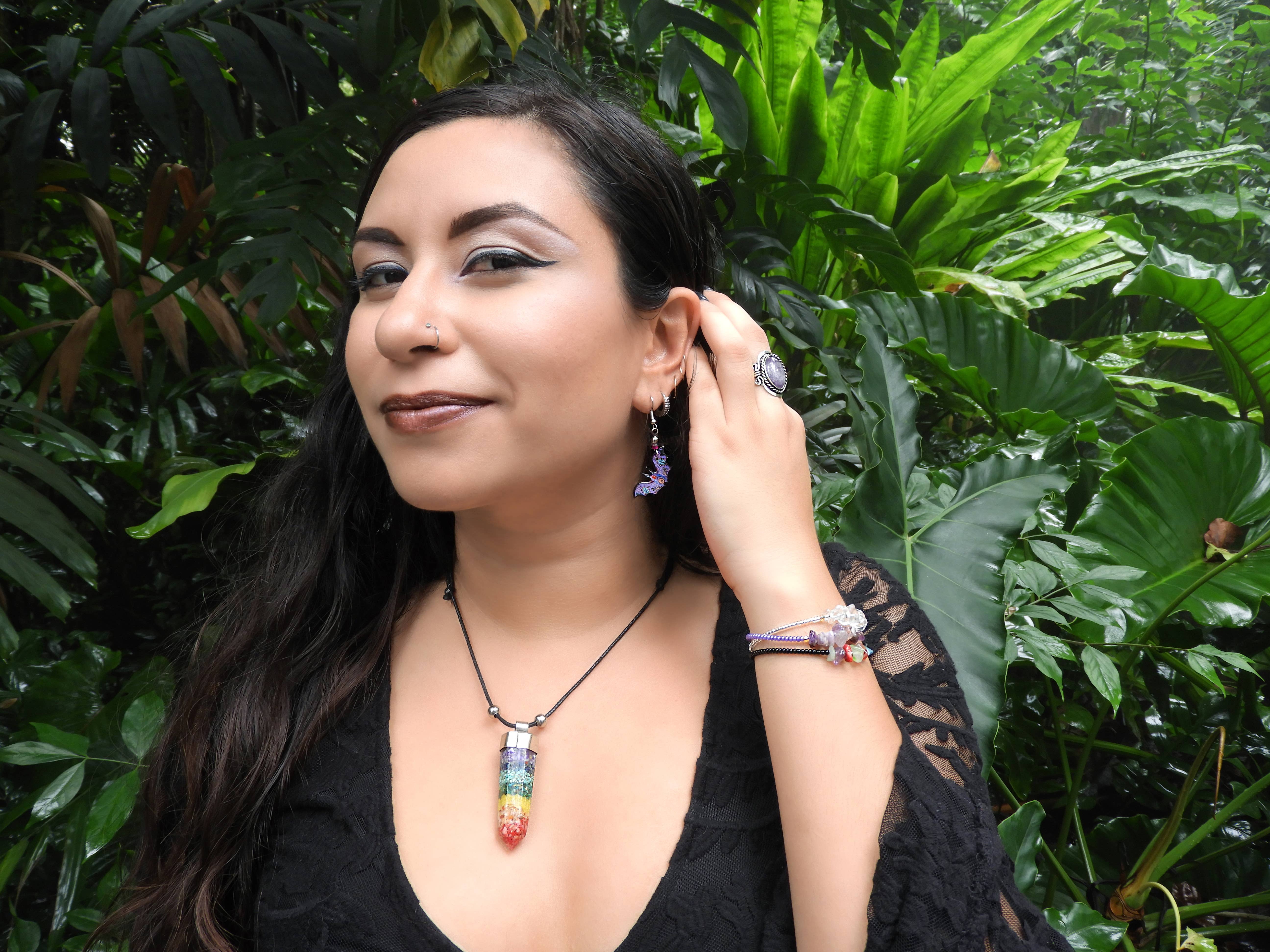 Pichincha - Wholesale Dangle Earrings - Acrylic Bat Wild Animal Dangle Earrings1