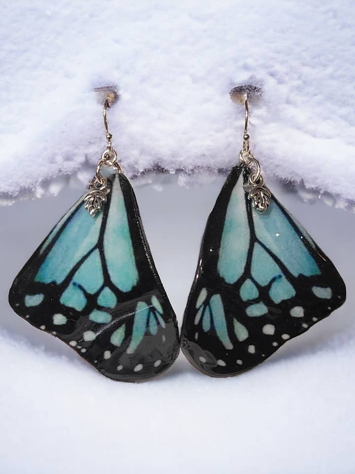 Monarch Jewelry Project artisan butterfly earrings-dIANKA for wholesale by Monarch Jewelry Project/dIANKA designs