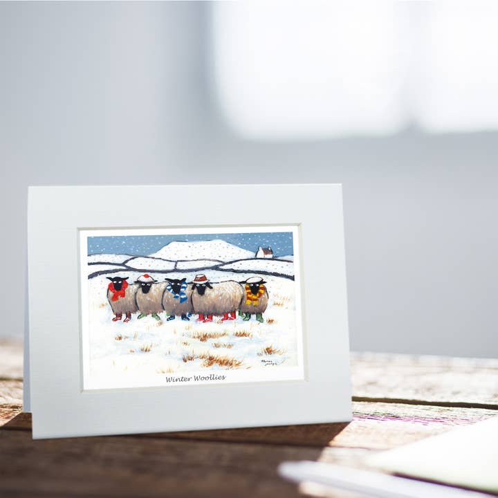 Winter Woolies - hälsningskort för wholesale av The Whimsical World of Thomas Joseph