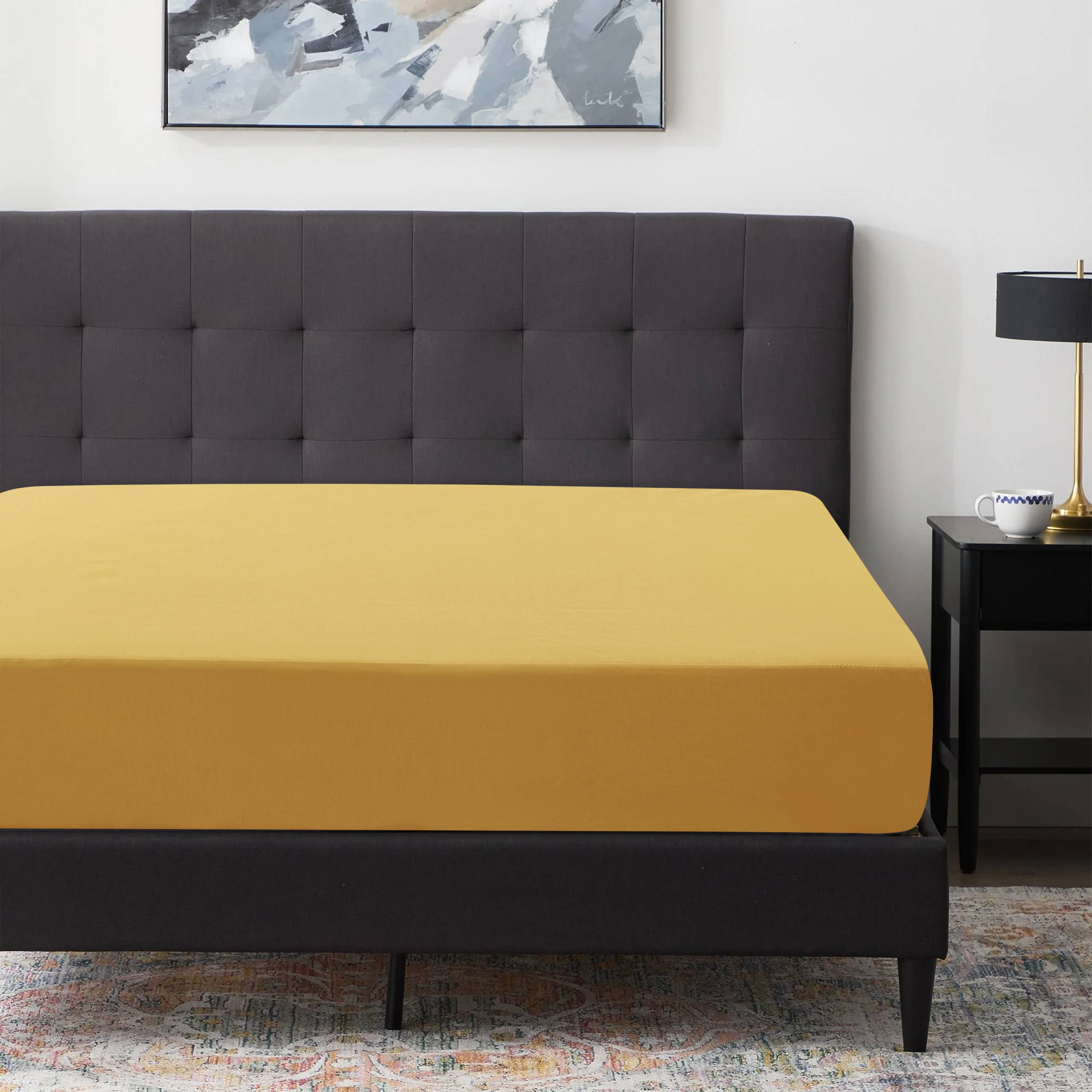 Cottonpassion_US - Vente Draps-housses - Draps-housses en microfibre douce avec bonnets extra profonds jusqu'à 40,6 cm23