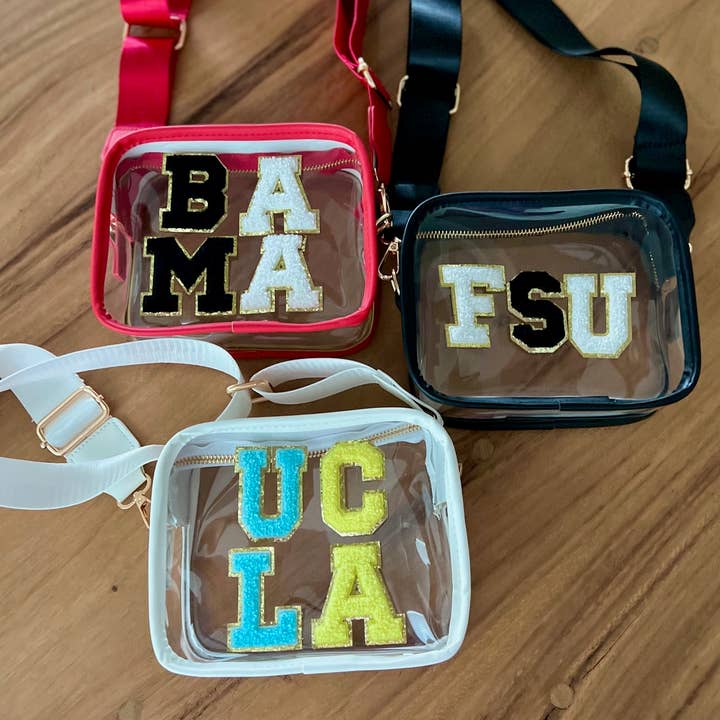 Palmy Pineapple - Wholesale Crossbody Bag - Women's - Clear Game Day Stadium Approved Shoulder Bag With Strap11