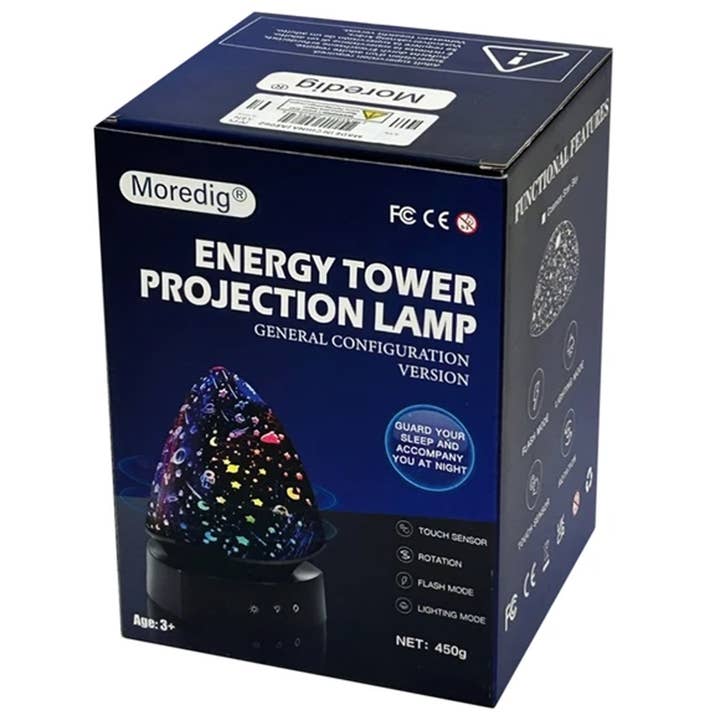 GulleeGadgets - Wholesale Accent/Desk Lamp - Rotating Sensor Touch Projection Light In Bulk