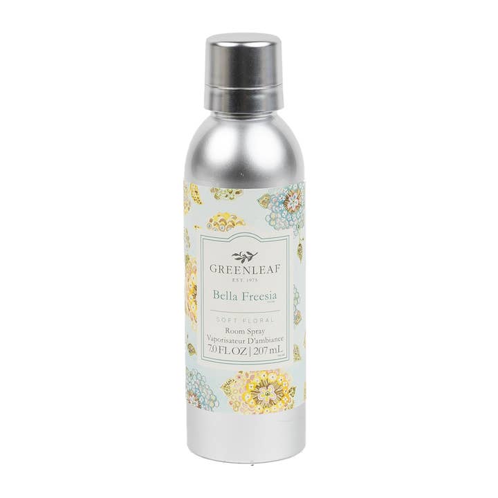 Bella Freesia Non-Aerosol Spray 4 Pack for wholesale by Greenleaf Gifts