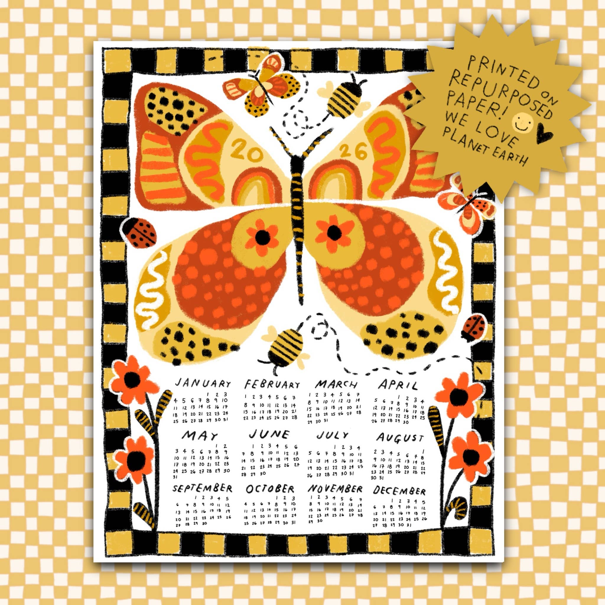 RANI BAN CO - Wholesale Calendar - ♻️  2026 BUTTERFLY CALENDAR 🦋0