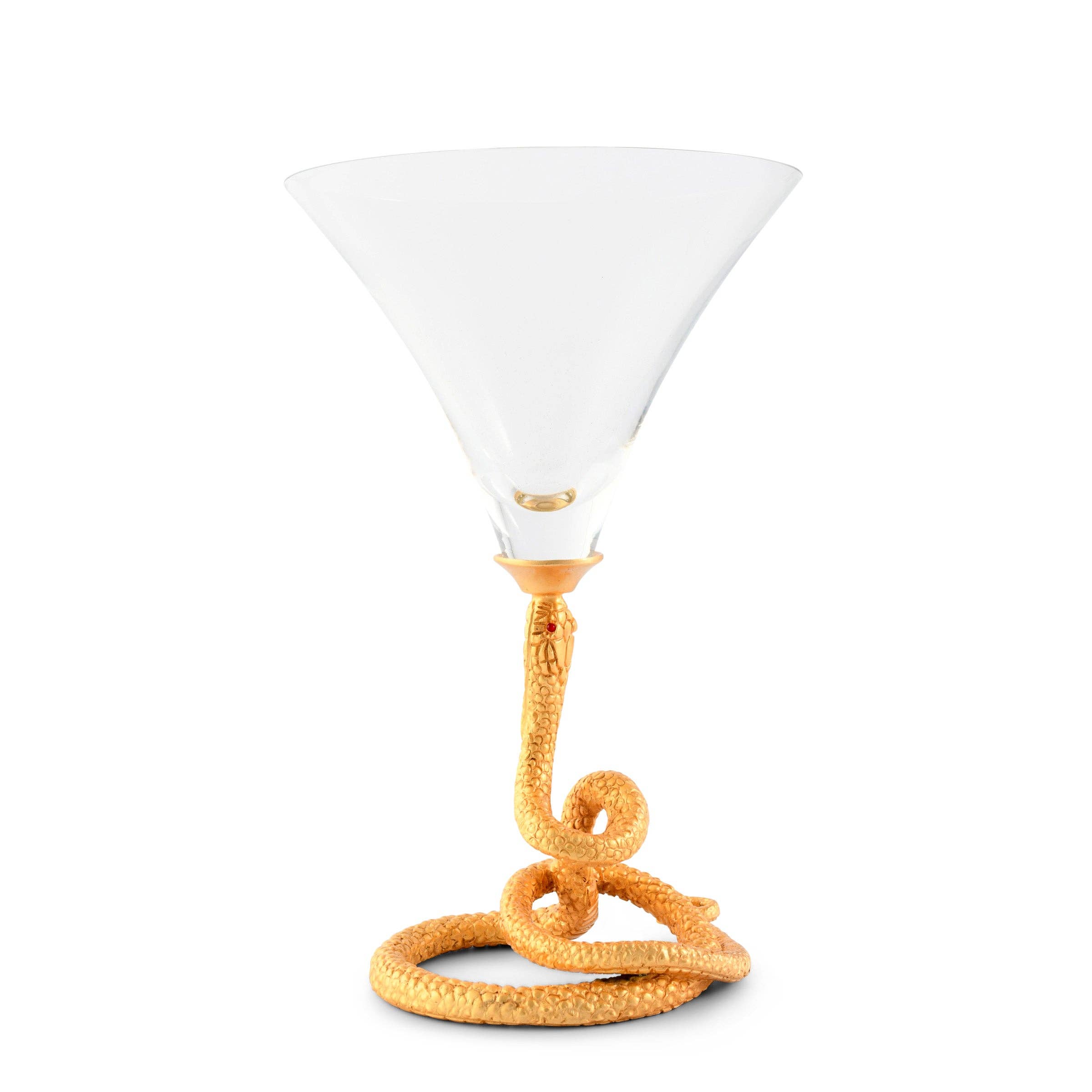 Vagabond House - Wholesale Cocktail/Liquor Glass - Snake Cocktail / Martini Glass1