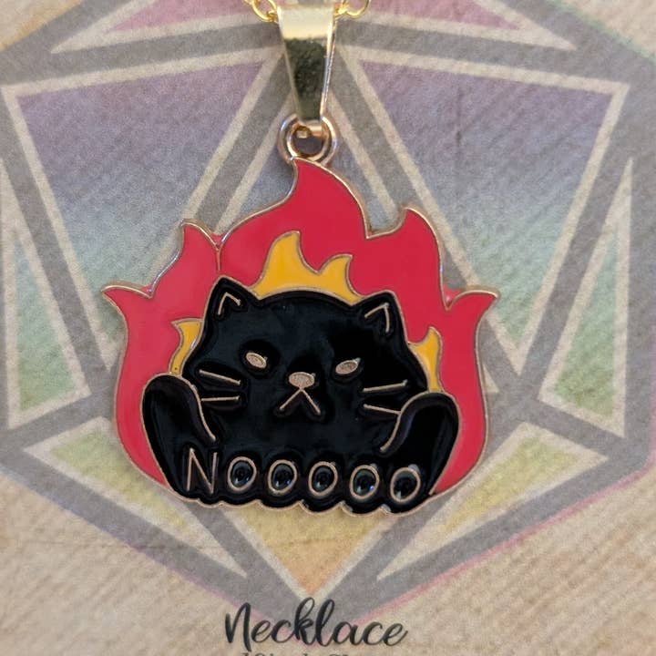 Con-Quest Crafts - Wholesale Pendant/Charm Necklace - Cute & Sassy Black Cat Necklaces