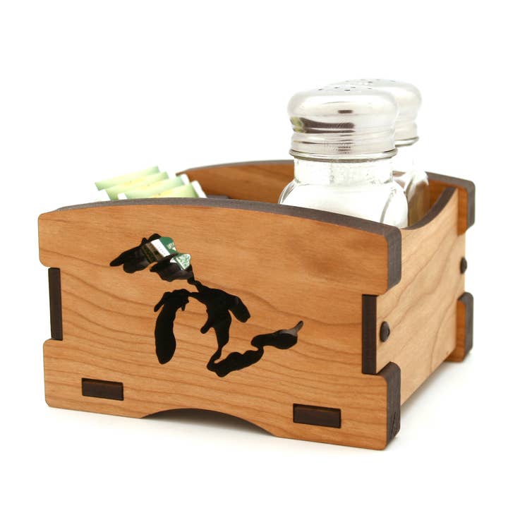 Salt & Pepper, Sugar Caddy Table Crate for wholesale by G3 Studios