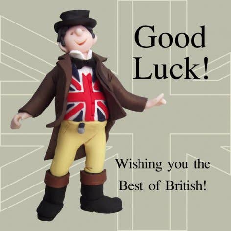 John Bull historical good luck card for wholesale by Inky Blue Ltd t/a Holy Mackerel