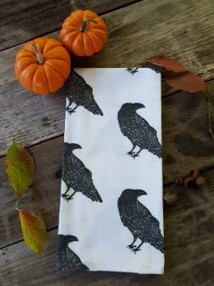 Raven theedoek voor wholesale door Maple Moon Designs