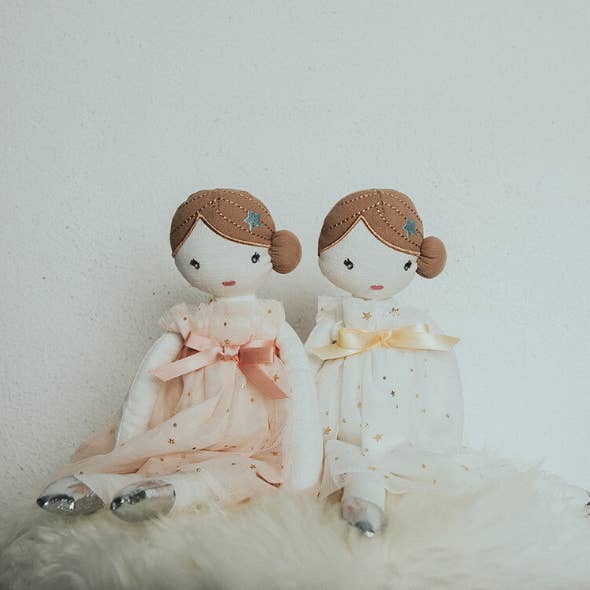 Stork & Co - Wholesale Doll - Kids - Kids Ballerina Plush Doll - Ivory2