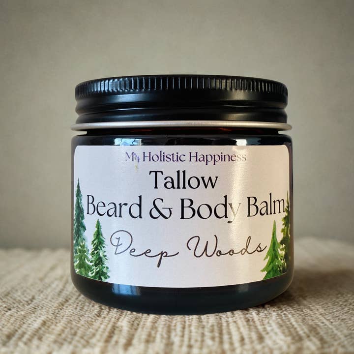 Tallow Men's Beard and Body Balm for wholesale by My Holistic Happiness