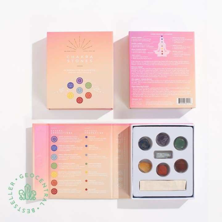 GeoCentral - Wholesale Spiritual Stone/Crystal - Chakra Stones Boxed Crystal Collection2