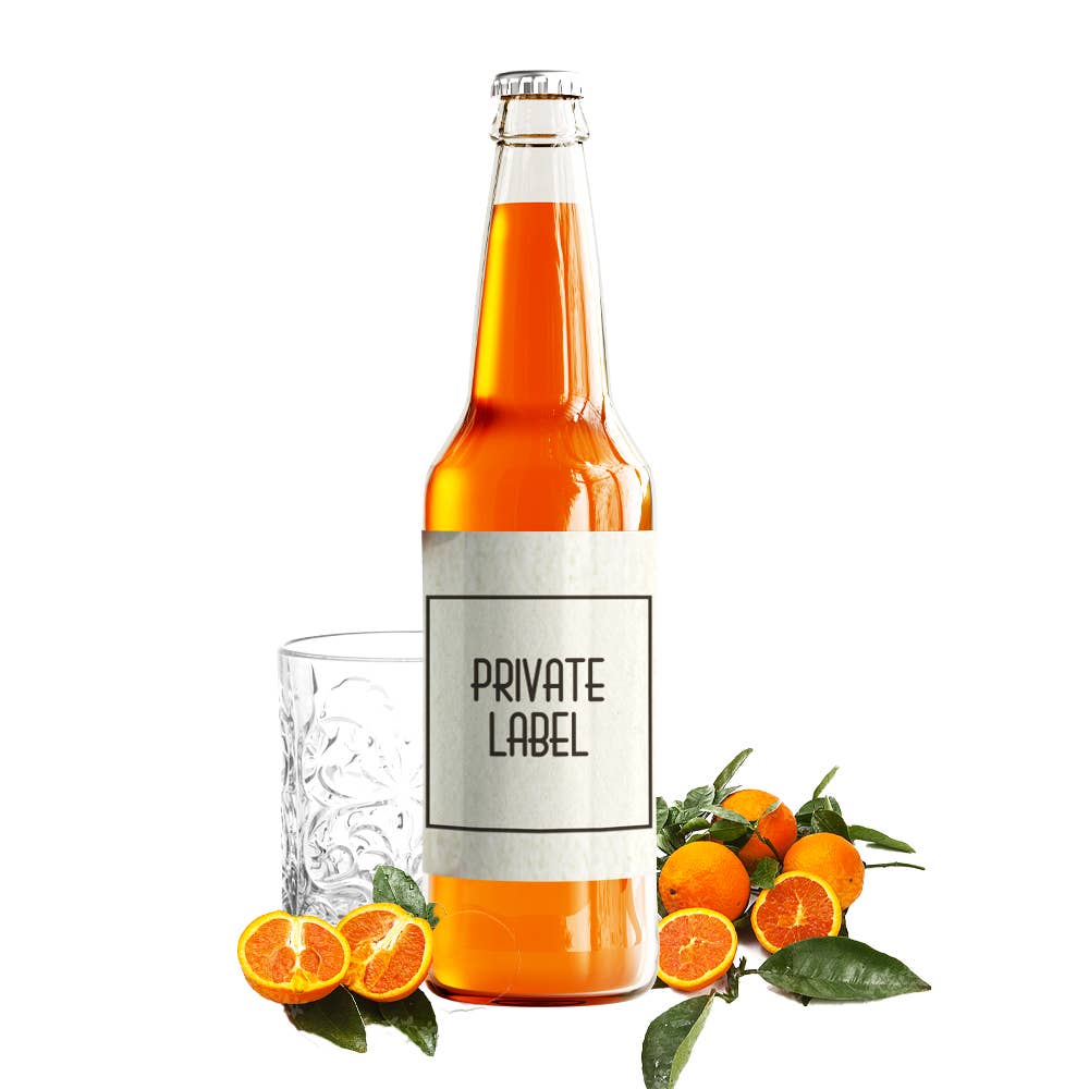 Bottle-up - Wholesale Non-Alcoholic Aperitif/Mocktail - Orangeade - PRIVATE LABEL - 0.25 ml1