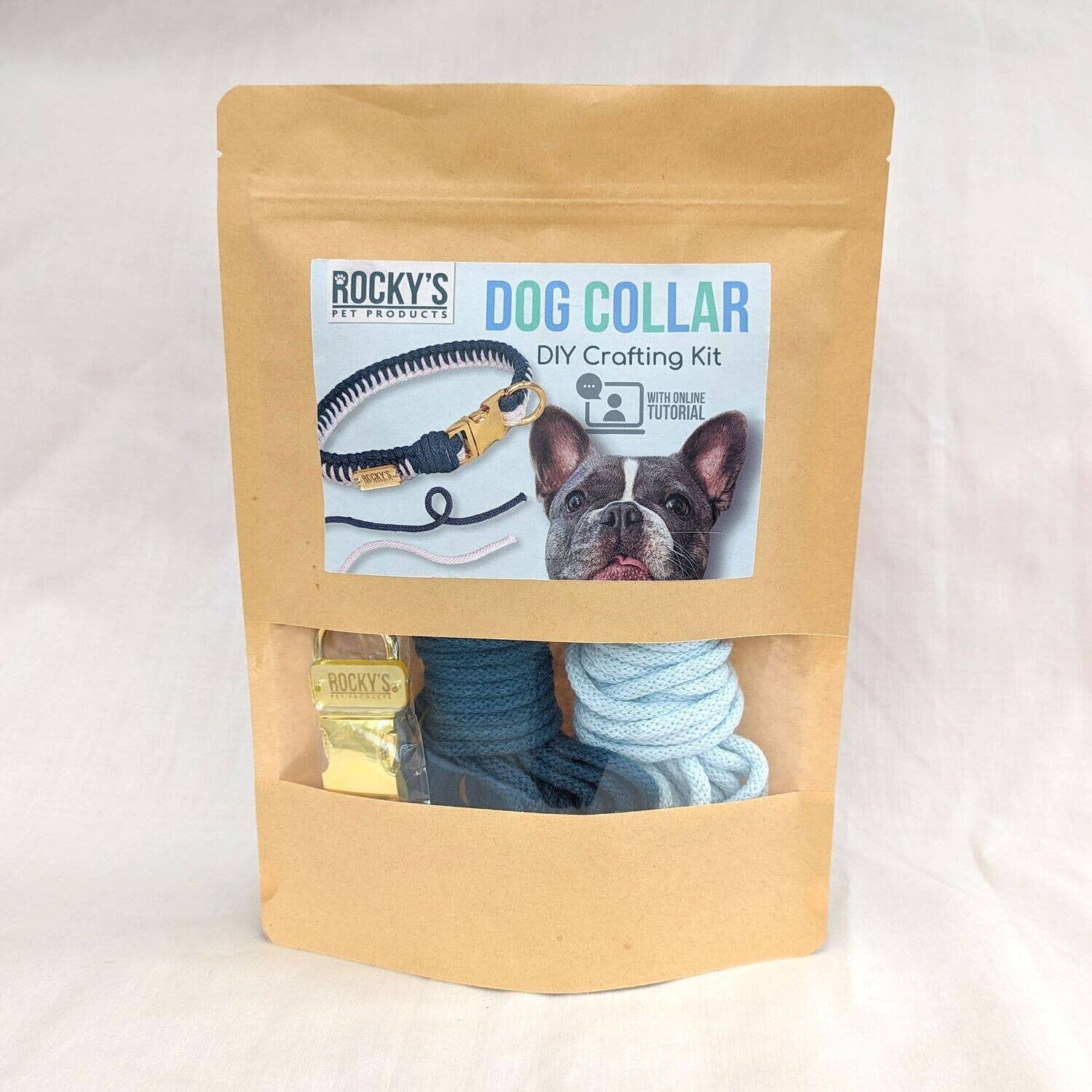 Rocky's Pet Products - Wholesale DIY Craft Kit - Make Your Own Dog Collar Craft Kit Blue10