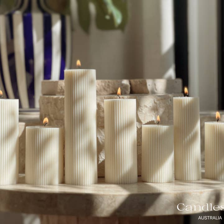 CandlesCo Australia - Wholesale Pillar candle - Classic Hand-Poured Soy Wax Pillar Candle 8