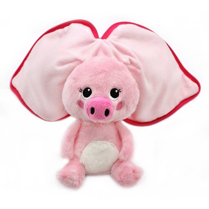 Les Déglingos, France - Wholesale Knuffels - Kinderen en baby - FLIPETZ - Knorretje le Cochon/Radis