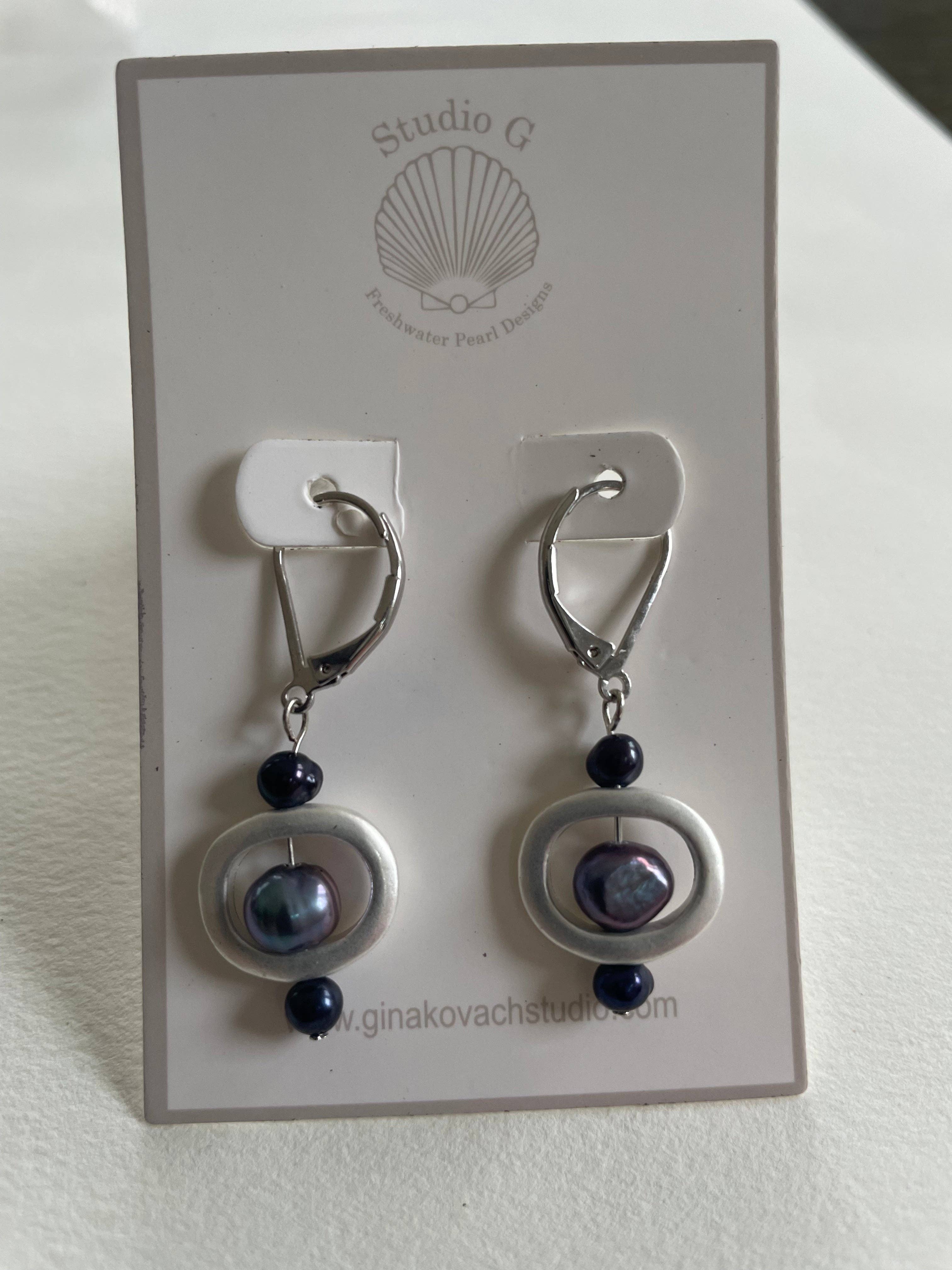 Studio G - Wholesale Dangle Earrings - #57E Brushed Bead Earring7