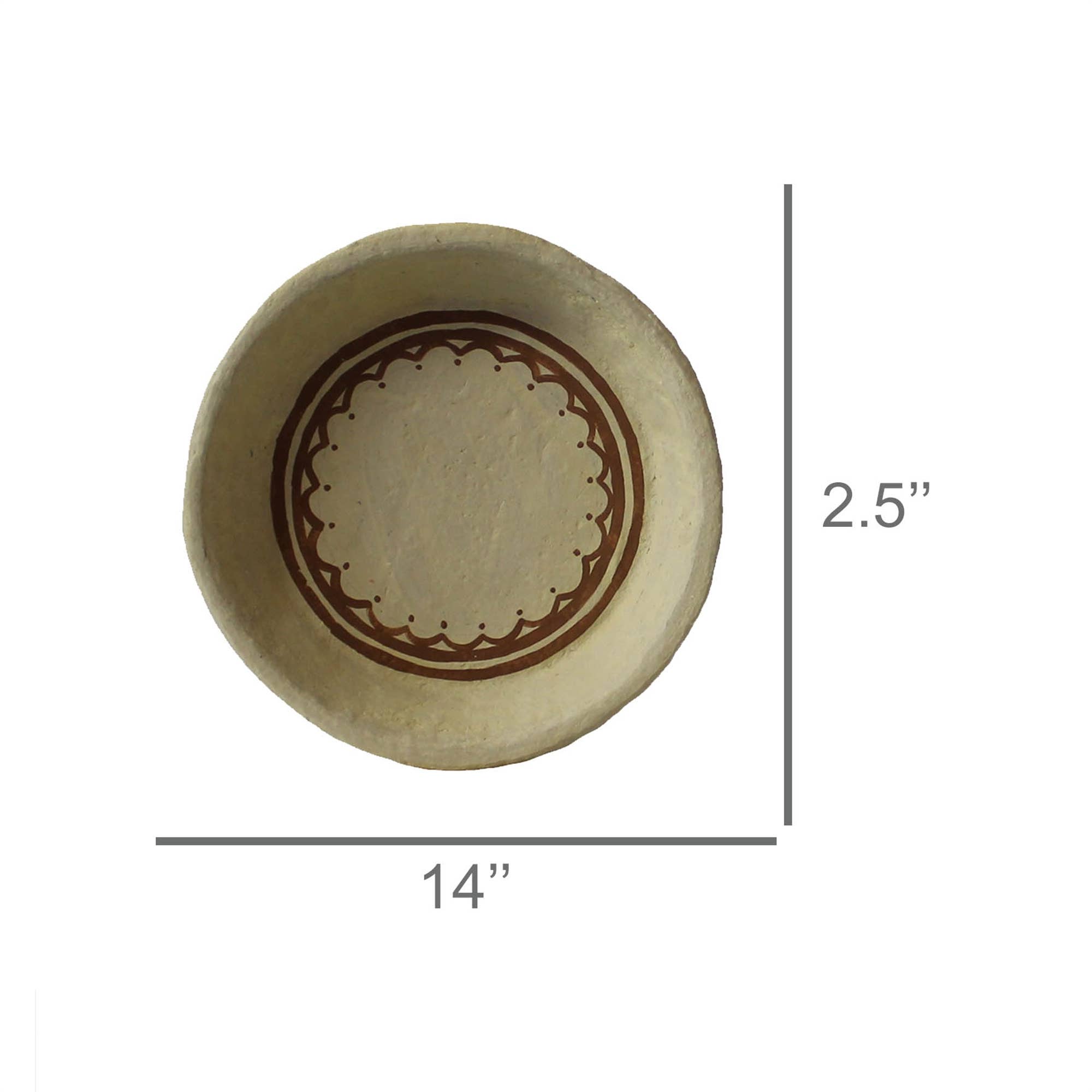 HomArt – Engroshandel Pyntetallerken/skål – Kashmir Skål, Papmache - Sm, Diverse1