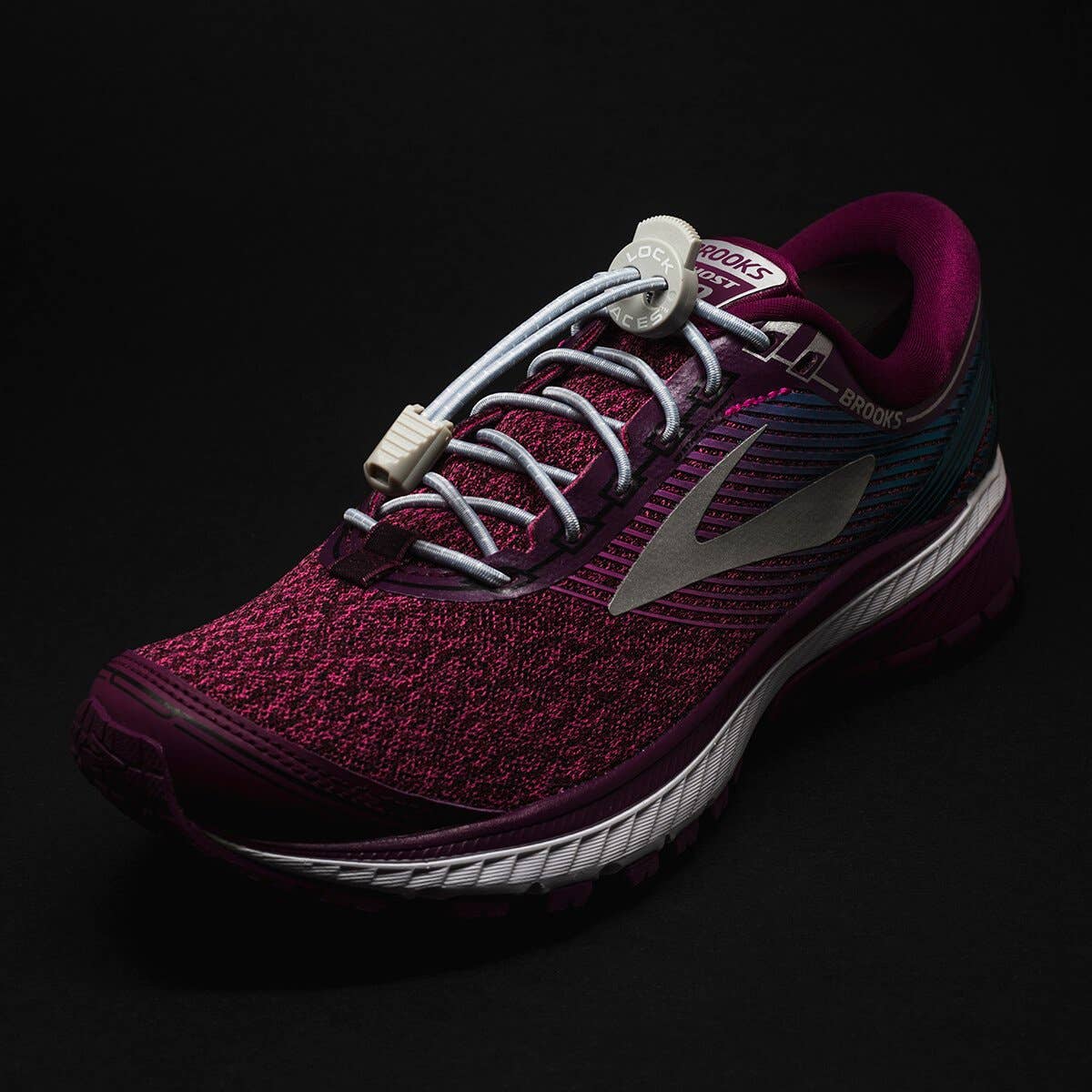 LOCK LACES - Vente Lacet – unisexe - Lacets unisexes élastiques Cool Grey1