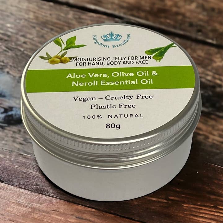 Moisturizing Jelly (No Petroleum) Neroli Essential Oil - MEN for wholesale by Kingdom Kreations