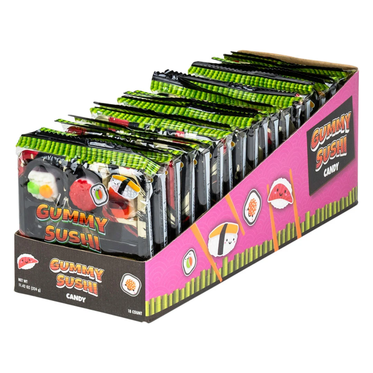 I Got Your Candy - Wholesale Gummy - Koko's Gummy Sushi Candy .63oz 18ct4