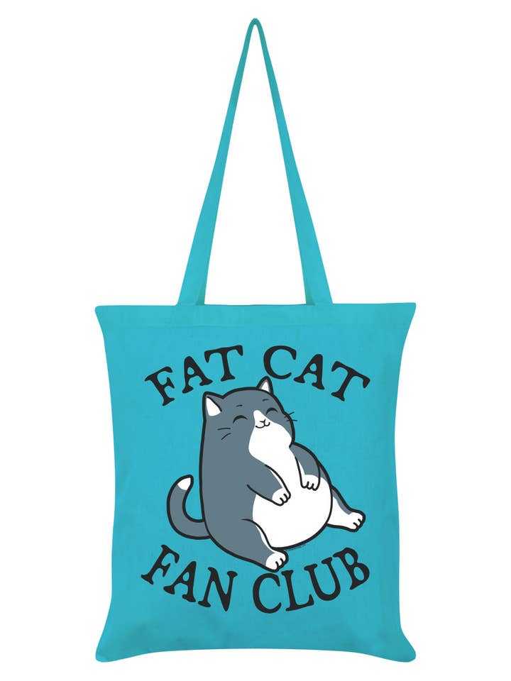 Fat Cat Fan Club Azure Blue Tragetasche für den Großhandel von Grindstore